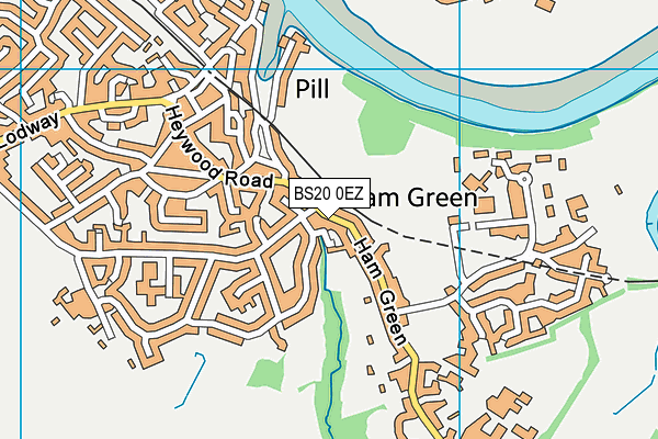 BS20 0EZ map - OS VectorMap District (Ordnance Survey)