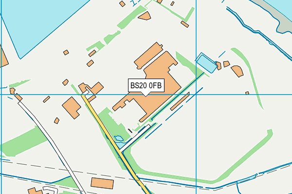 BS20 0FB map - OS VectorMap District (Ordnance Survey)