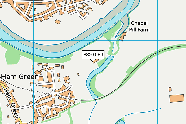 BS20 0HJ map - OS VectorMap District (Ordnance Survey)