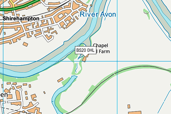 BS20 0HL map - OS VectorMap District (Ordnance Survey)