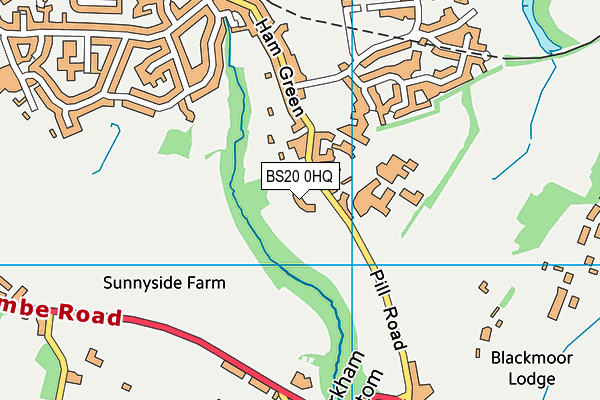 BS20 0HQ map - OS VectorMap District (Ordnance Survey)