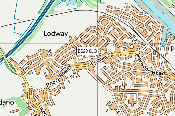 BS20 0LQ map - OS VectorMap District (Ordnance Survey)