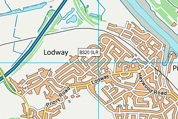 BS20 0LR map - OS VectorMap District (Ordnance Survey)