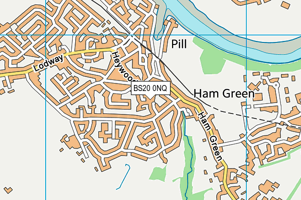 BS20 0NQ map - OS VectorMap District (Ordnance Survey)