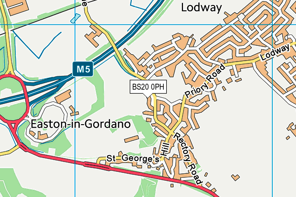 BS20 0PH map - OS VectorMap District (Ordnance Survey)