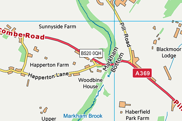 BS20 0QH map - OS VectorMap District (Ordnance Survey)