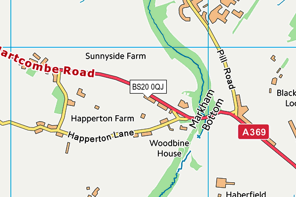 BS20 0QJ map - OS VectorMap District (Ordnance Survey)