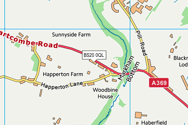 BS20 0QL map - OS VectorMap District (Ordnance Survey)