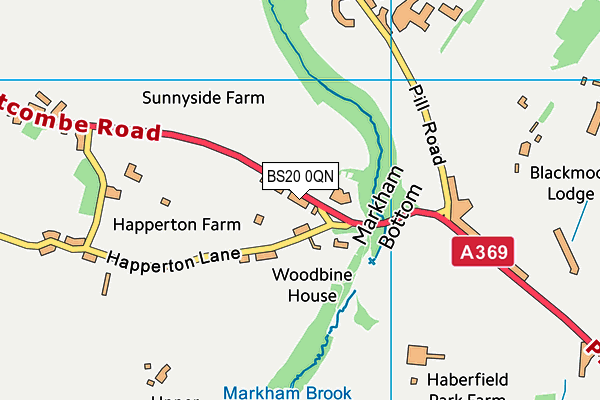 BS20 0QN map - OS VectorMap District (Ordnance Survey)