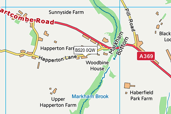 BS20 0QW map - OS VectorMap District (Ordnance Survey)