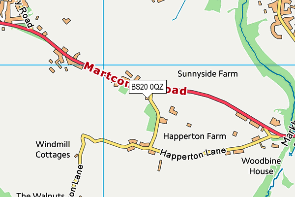 BS20 0QZ map - OS VectorMap District (Ordnance Survey)