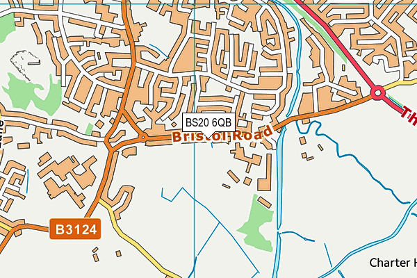 BS20 6QB map - OS VectorMap District (Ordnance Survey)