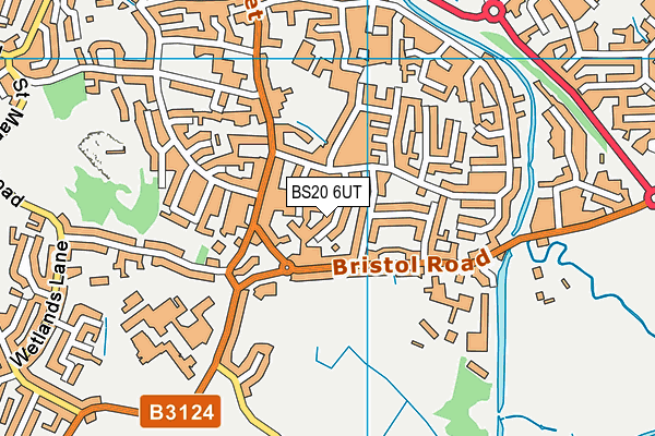 BS20 6UT map - OS VectorMap District (Ordnance Survey)