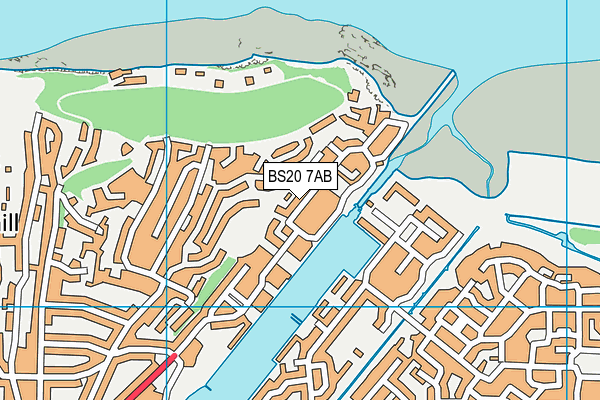 Map of PORTISHEAD HANDYMAN LTD at district scale