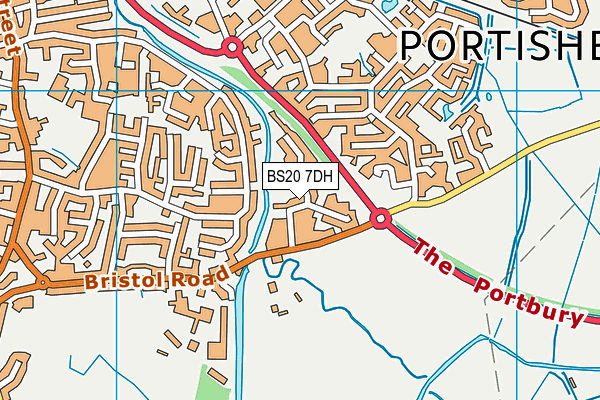Map of PORTISHEAD CHRISTMAS LIGHTS CIC at district scale