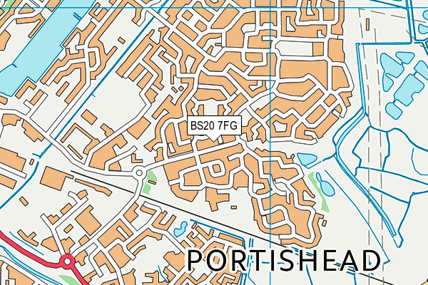 BS20 7FG map - OS VectorMap District (Ordnance Survey)