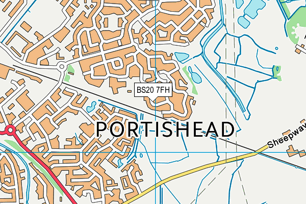 BS20 7FH map - OS VectorMap District (Ordnance Survey)