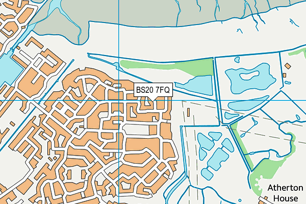 BS20 7FQ map - OS VectorMap District (Ordnance Survey)