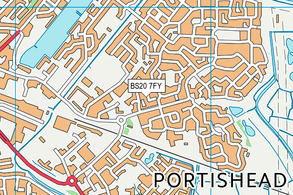 BS20 7FY map - OS VectorMap District (Ordnance Survey)