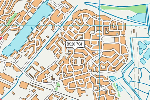BS20 7GH map - OS VectorMap District (Ordnance Survey)