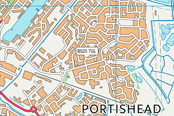 BS20 7GL map - OS VectorMap District (Ordnance Survey)