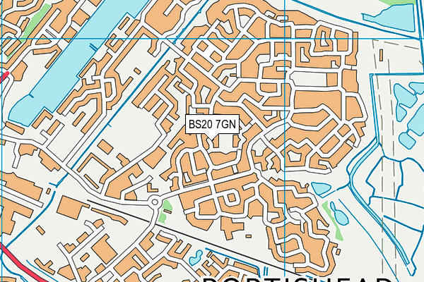 BS20 7GN map - OS VectorMap District (Ordnance Survey)