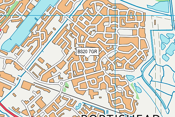 BS20 7GR map - OS VectorMap District (Ordnance Survey)