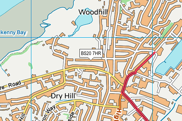 Map of VISIT PORTISHEAD CIC at district scale