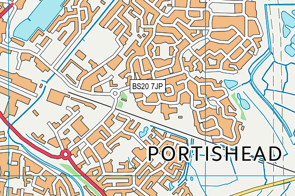 BS20 7JP map - OS VectorMap District (Ordnance Survey)