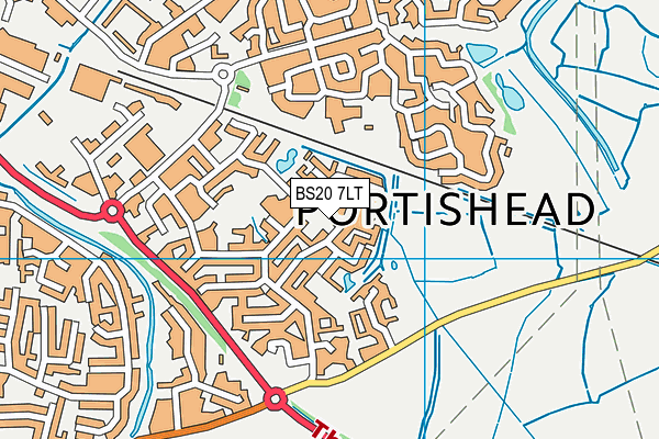 BS20 7LT map - OS VectorMap District (Ordnance Survey)