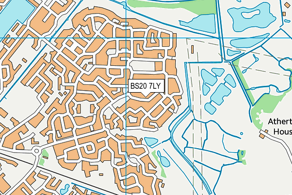 BS20 7LY map - OS VectorMap District (Ordnance Survey)