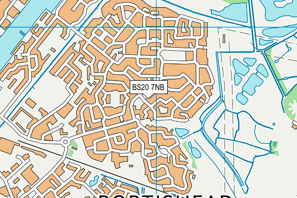 BS20 7NB map - OS VectorMap District (Ordnance Survey)