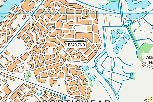 BS20 7ND map - OS VectorMap District (Ordnance Survey)
