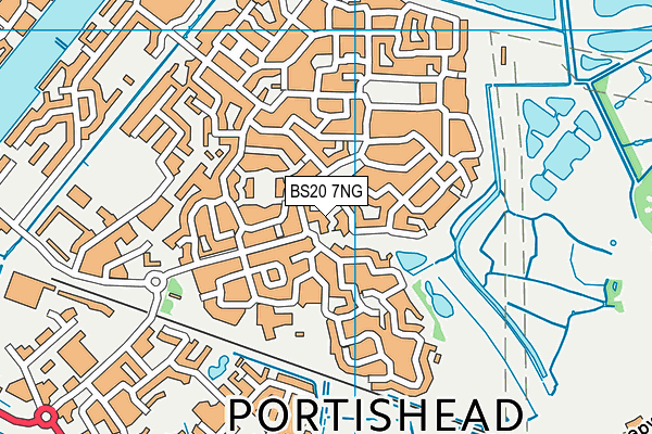 BS20 7NG map - OS VectorMap District (Ordnance Survey)