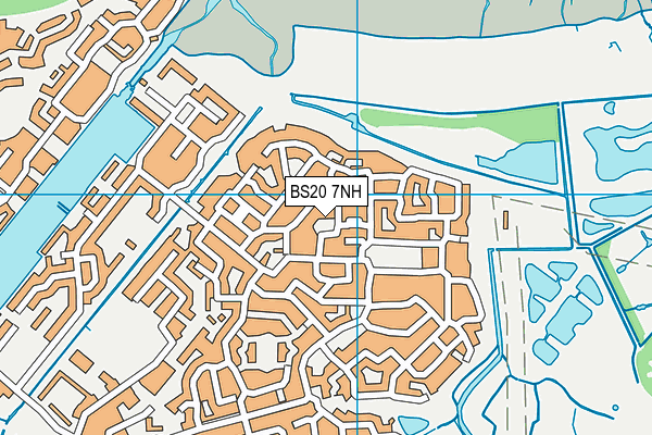 BS20 7NH map - OS VectorMap District (Ordnance Survey)