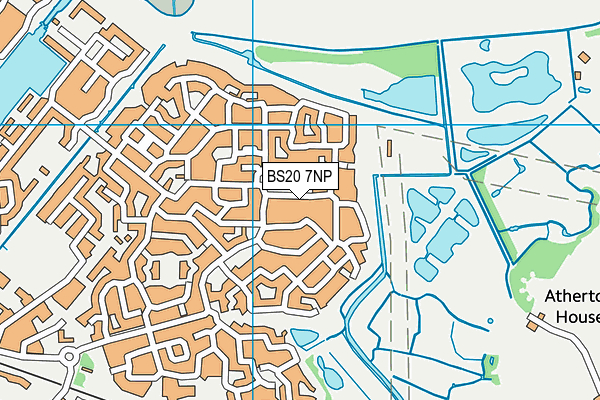 BS20 7NP map - OS VectorMap District (Ordnance Survey)