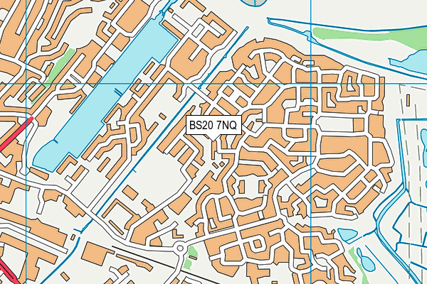 BS20 7NQ map - OS VectorMap District (Ordnance Survey)