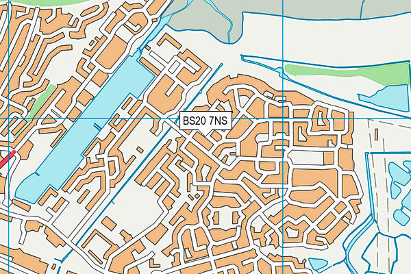 BS20 7NS map - OS VectorMap District (Ordnance Survey)