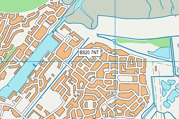 BS20 7NT map - OS VectorMap District (Ordnance Survey)