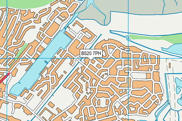 BS20 7PH map - OS VectorMap District (Ordnance Survey)