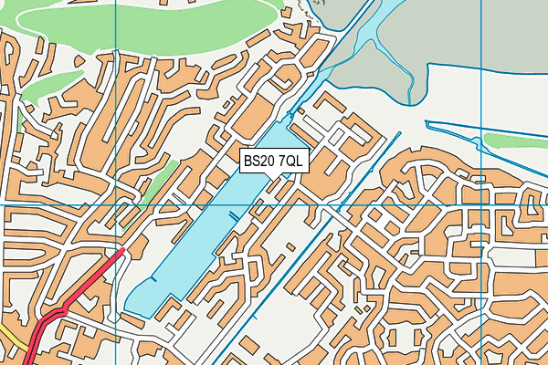 BS20 7QL map - OS VectorMap District (Ordnance Survey)