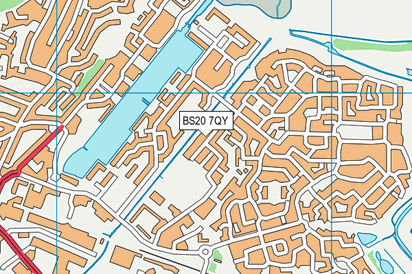 BS20 7QY map - OS VectorMap District (Ordnance Survey)
