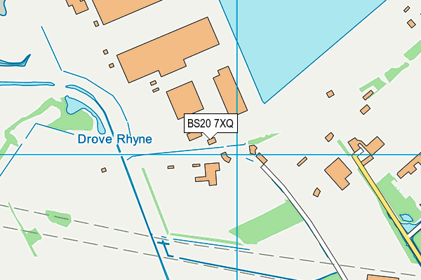 BS20 7XQ map - OS VectorMap District (Ordnance Survey)