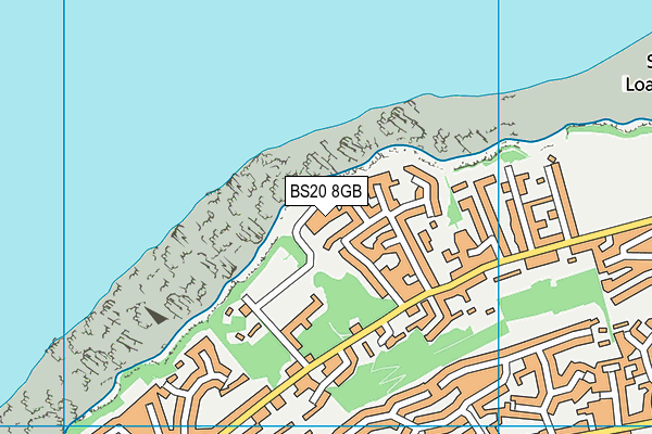 BS20 8GB map - OS VectorMap District (Ordnance Survey)