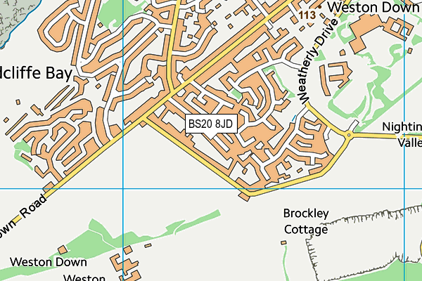 Map of HEXAGON LEISURE SERVICES (FROME) LIMITED at district scale