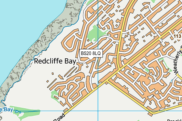 BS20 8LQ map - OS VectorMap District (Ordnance Survey)