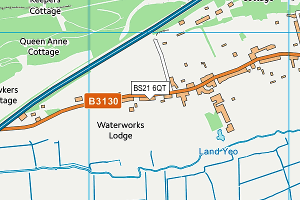 BS21 6QT map - OS VectorMap District (Ordnance Survey)