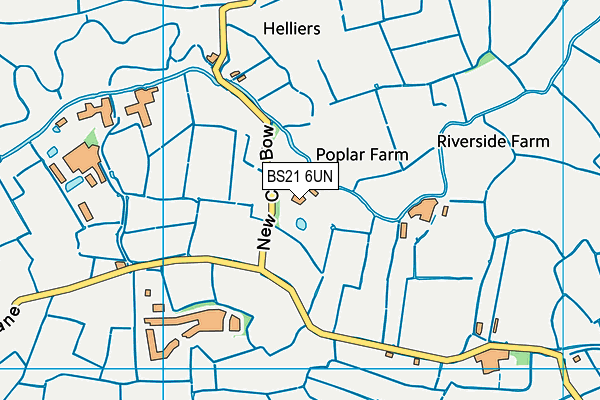 BS21 6UN map - OS VectorMap District (Ordnance Survey)