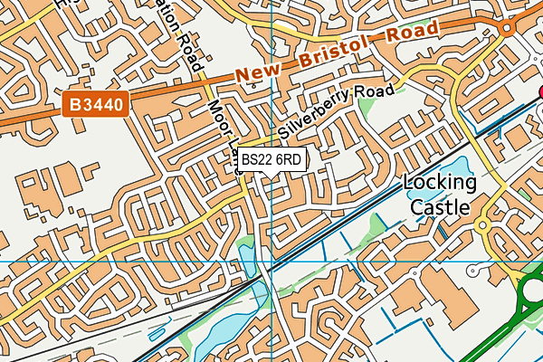 BS22 6RD map - OS VectorMap District (Ordnance Survey)