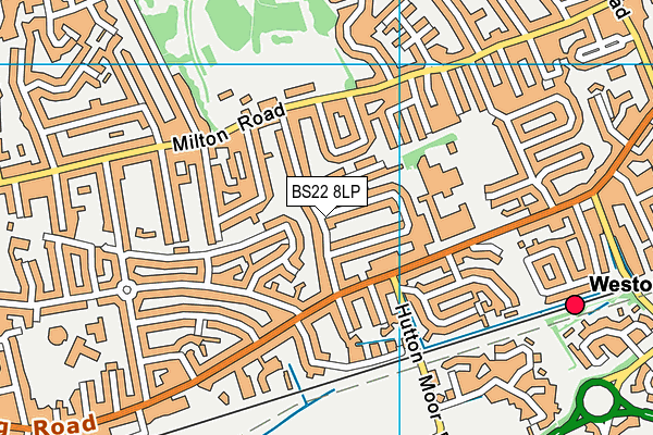 BS22 8LP map - OS VectorMap District (Ordnance Survey)